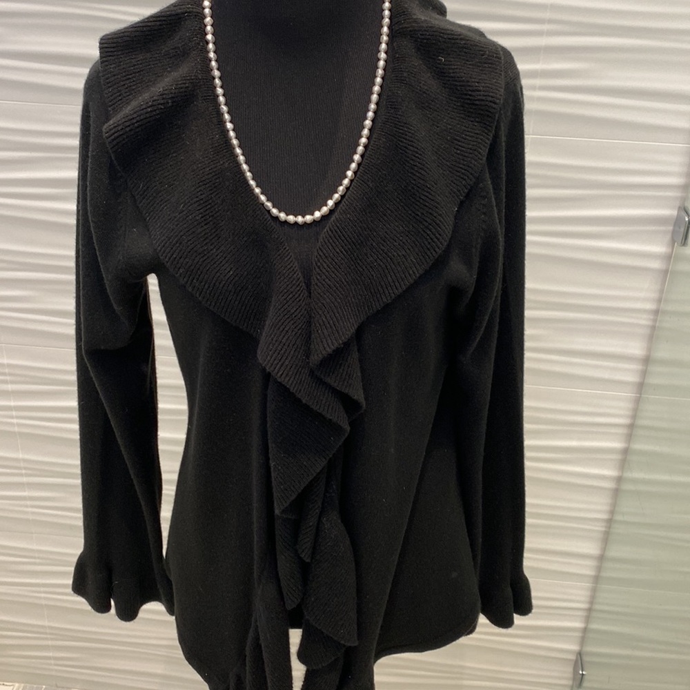 Lovely Ruffled Hip Length Sweater